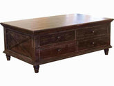 Vintage Black Cocktail Table and 2 End Tables IFD973.